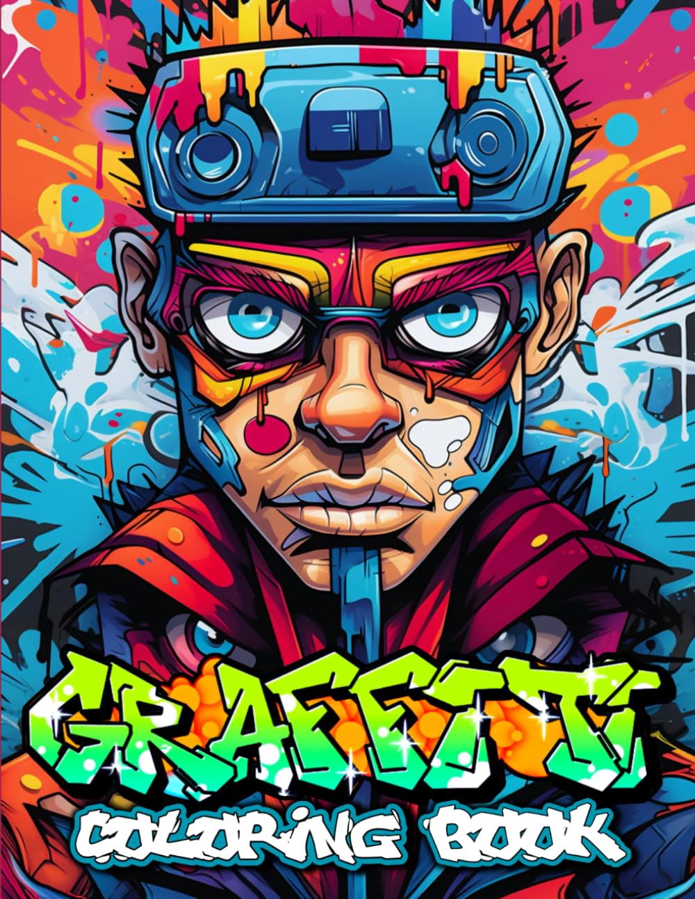 Graffiti Coloring Book: Over 50 Stress Relieving Graffiti and